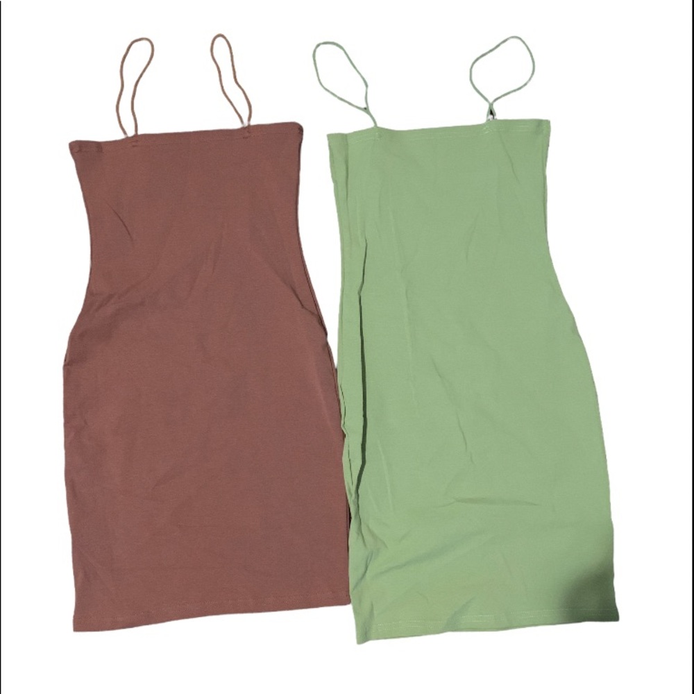 two mini dresses